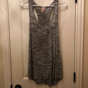 Gray soft tank top